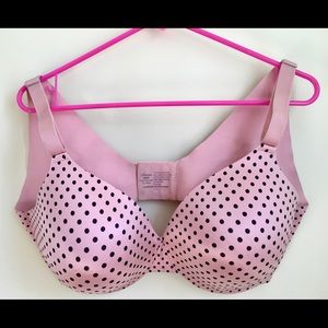 Pink & Black Polka Dot Soma Bra